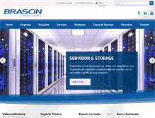 Tablet Screenshot of brascin.com.br